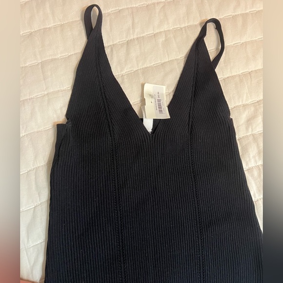 NWT Wishlist black ribbed bodysuit size medium - Picture 3 of 4